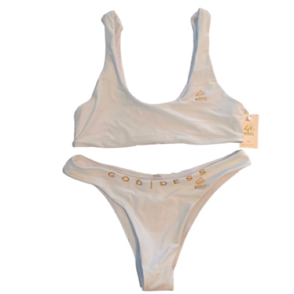 Kemetic Knowledge GODDESS bikini in white